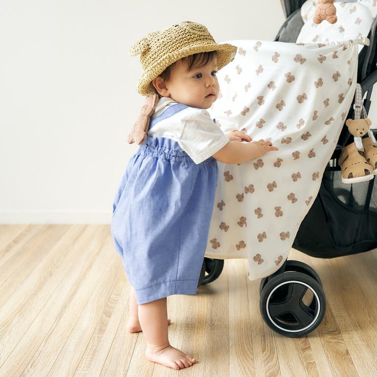 ゆったりくまサロペットロンパス[品番：FOKK0014866]｜F.O.Online