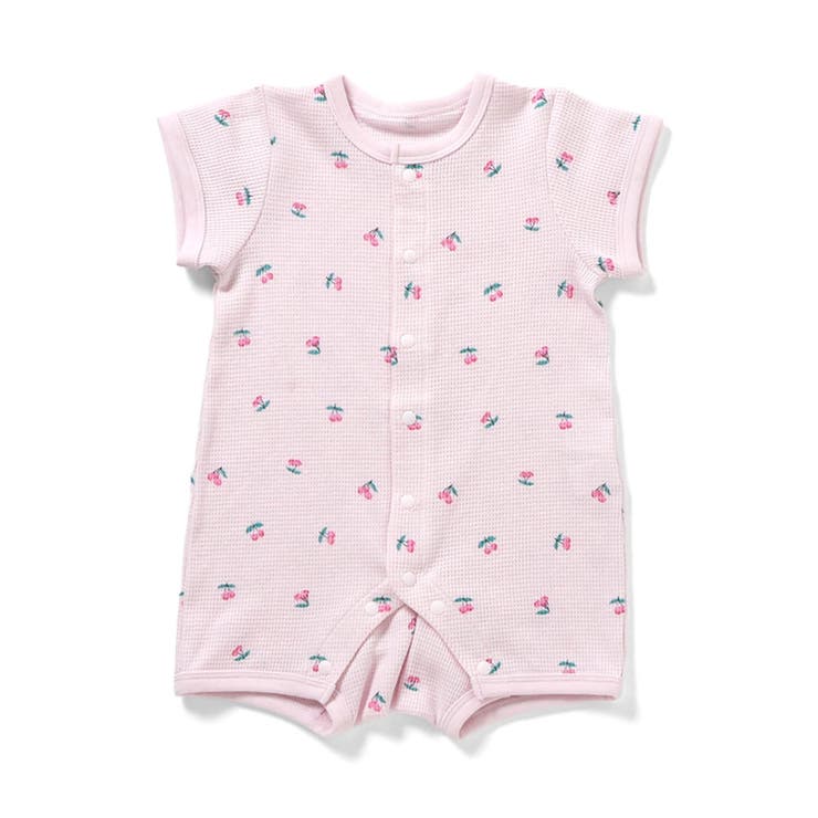 ピンク | バラエティ総柄ワッフルロンパス | F.O.Online Store