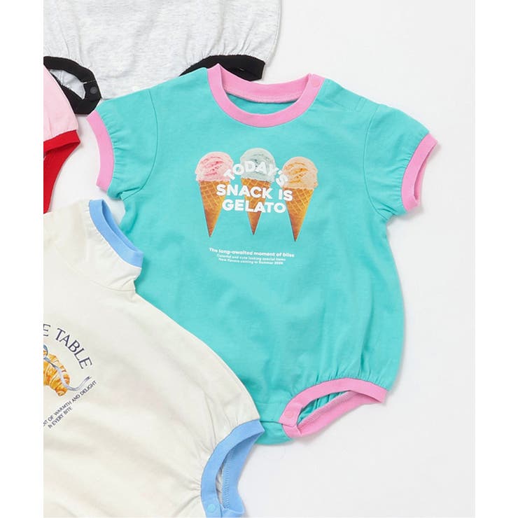 ミント | 4柄転写モチーフボディースーツ | F.O.Online Store