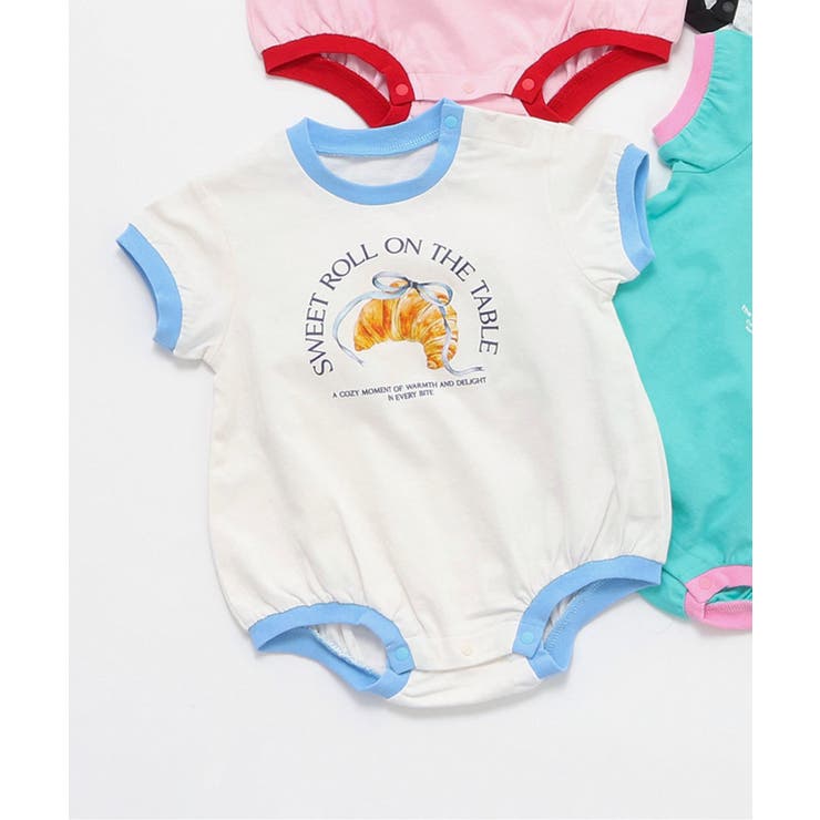 オフホワイト | 4柄転写モチーフボディースーツ | F.O.Online Store