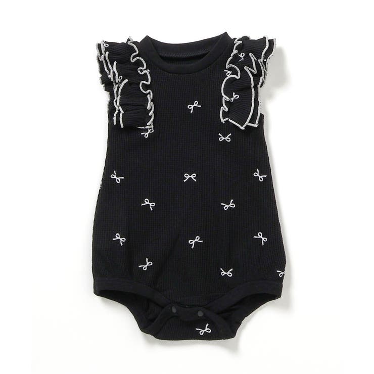 ブラック | 【リンク】ワッフルメロウボディースーツ | F.O.Online Store