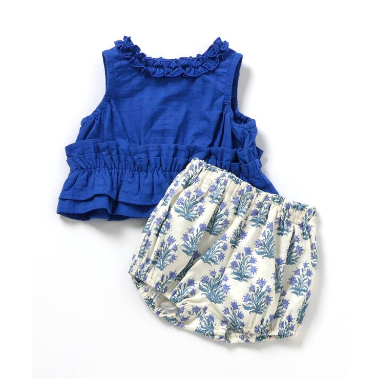 ブルー | 【リンク】フリルトップスセット_アプレレクールマシェリ | F.O.Online Store