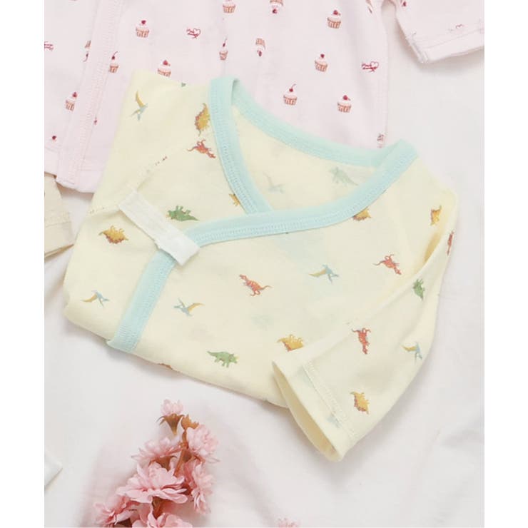 ベビー半袖フライス短肌着 総柄 | F.O.Online Store | 詳細画像1 