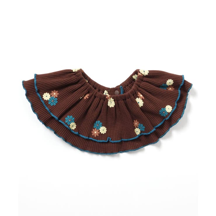 ブラウン | ワッフルメロウフリルつけ衿 | F.O.Online Store