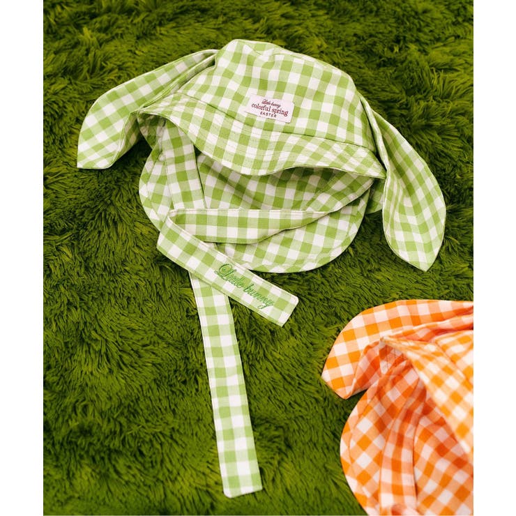 グリーン | little bunny うさ耳ベビーバケットハット | F.O.Online Store