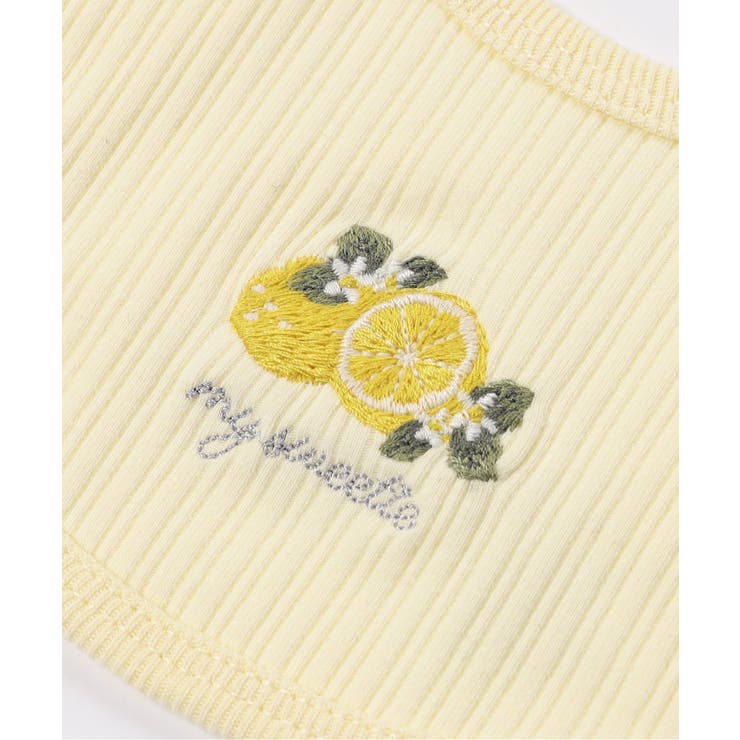 モチーフ刺繍リブスタイ | F.O.Online Store | 詳細画像9 