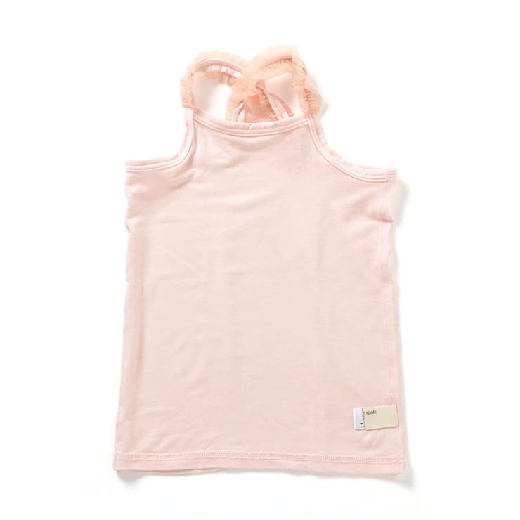 ピンク | フリルクロスストラップインナー キャミソール_接触冷感_吸水速乾 | F.O.Online Store