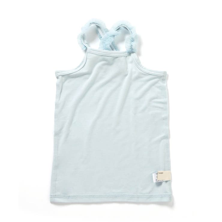 サックス | フリルクロスストラップインナー キャミソール_接触冷感_吸水速乾 | F.O.Online Store