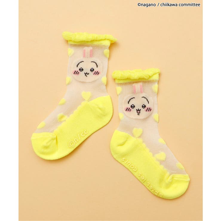 イエロー | 【アニメちいかわ】シアーソックス | F.O.Online Store