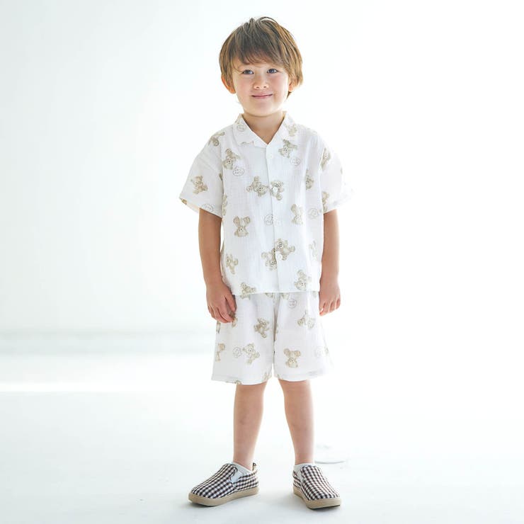 UNI前あきガーゼパジャマ  5分丈 | F.O.Online Store | 詳細画像15 