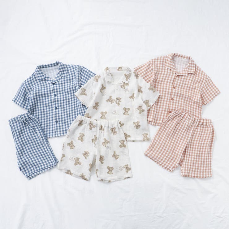 UNI前あきガーゼパジャマ  5分丈 | F.O.Online Store | 詳細画像18 