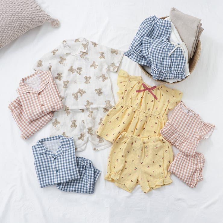 UNI前あきガーゼパジャマ  5分丈 | F.O.Online Store | 詳細画像20 