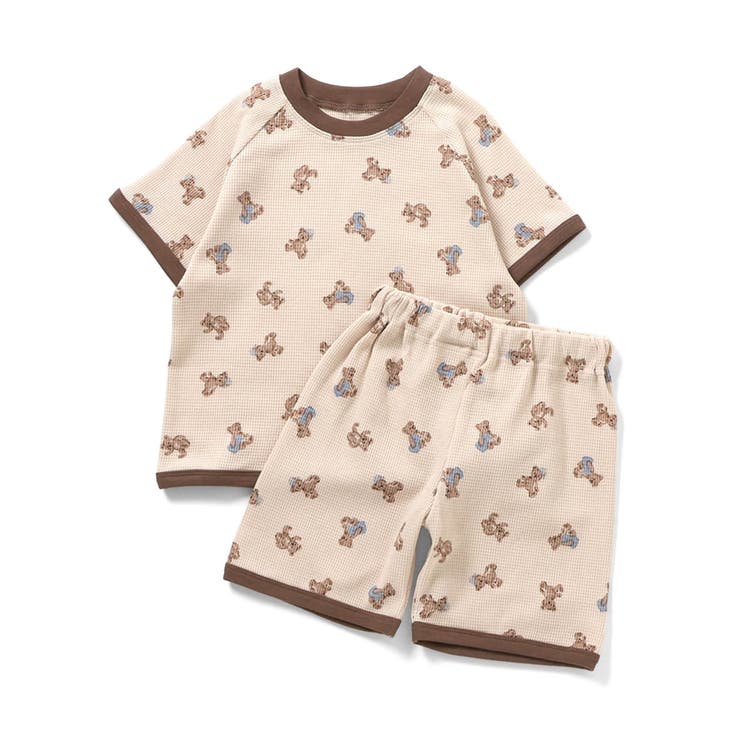 くま・恐竜・サファリ柄ワッフルパジャマ | F.O.Online Store | 詳細画像2 
