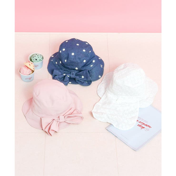 日よけリボン付きスカラップハット UVカット 接触冷感 | F.O.Online Store | 詳細画像31 