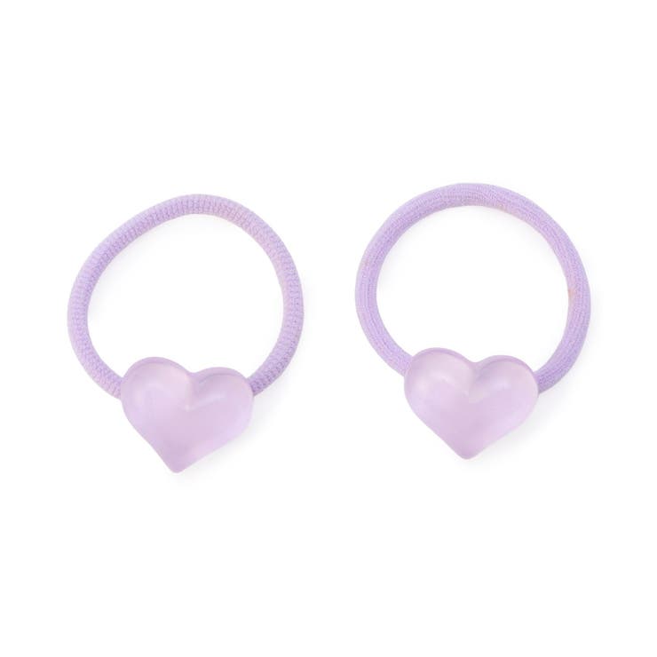 クリアハートヘアゴム ２個セット | F.O.Online Store | 詳細画像2 