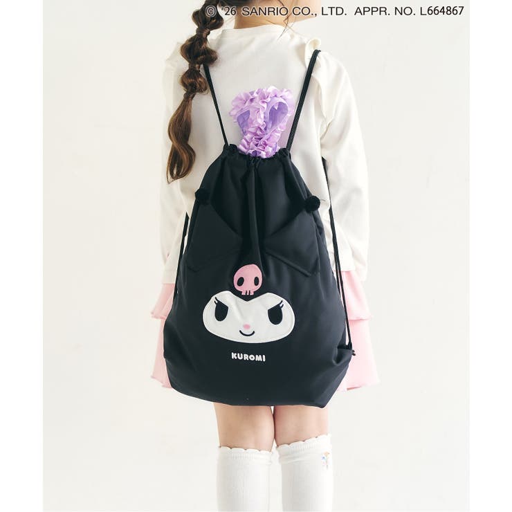 ブラック | サンリオキャラクターズナップサック | F.O.Online Store