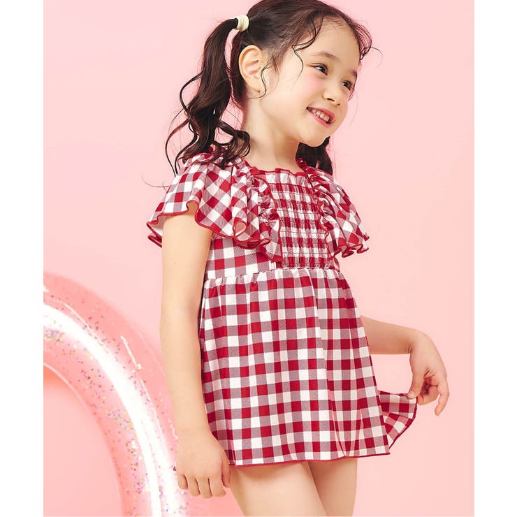 【UVカット】シャーリングフリルワンピース水着 ＿ | F.O.Online Store | 詳細画像1 