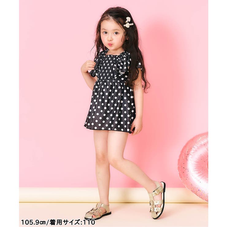 【UVカット】シャーリングフリルワンピース水着 ＿ | F.O.Online Store | 詳細画像3 