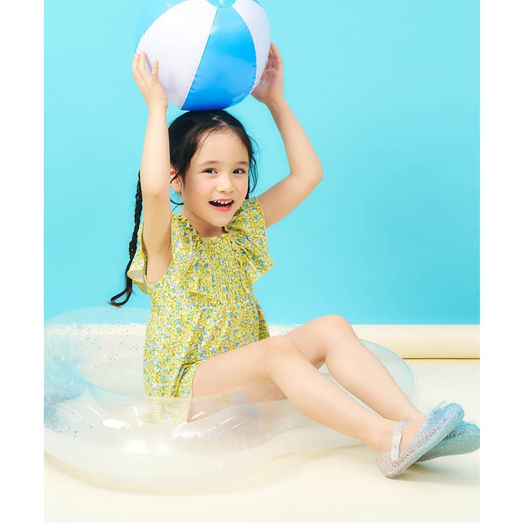 【UVカット】シャーリングフリルワンピース水着 ＿ | F.O.Online Store | 詳細画像30 