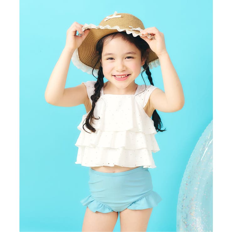 アイボリー | 【UVカット】ティアードレースセパレート水着 | F.O.Online Store