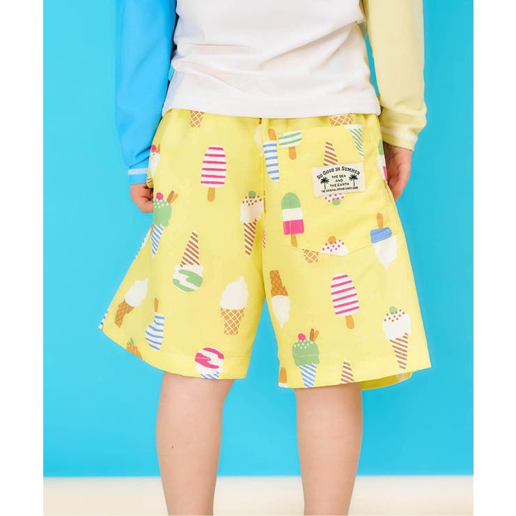 【リンク】アイス・トロピカル・ストライプ柄トランクス水着 UVカット | F.O.Online Store | 詳細画像1 
