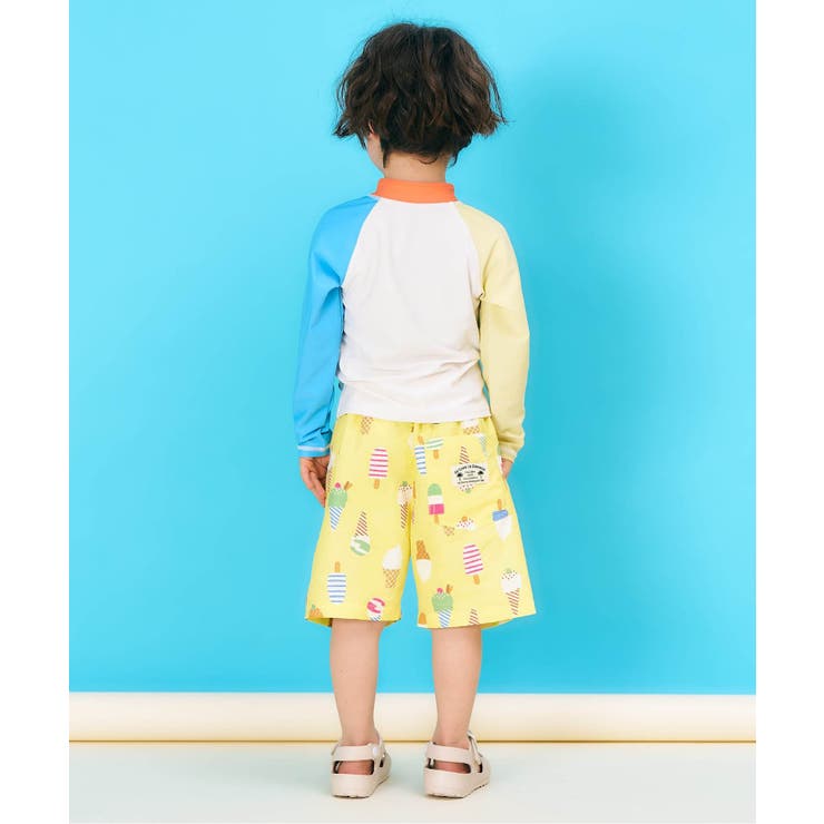 【リンク】アイス・トロピカル・ストライプ柄トランクス水着 UVカット | F.O.Online Store | 詳細画像18 