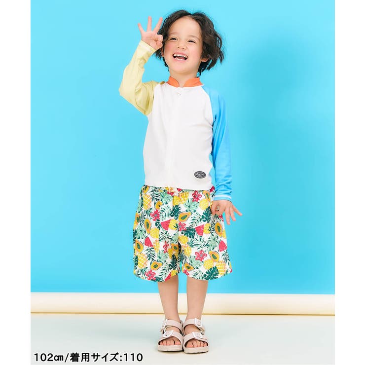 【リンク】アイス・トロピカル・ストライプ柄トランクス水着 UVカット | F.O.Online Store | 詳細画像6 