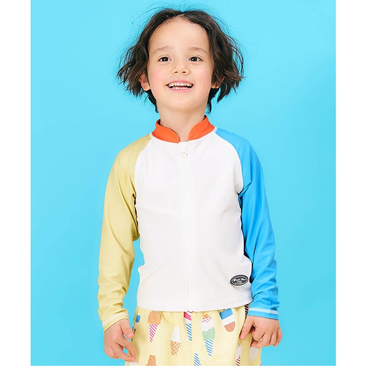 【UVカット】バイカラーラッシュガード UVカット | F.O.Online Store | 詳細画像1 
