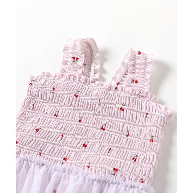 さくらんぼ・花柄チュールワンピース水着_UVカット | F.O.Online Store | 詳細画像14 