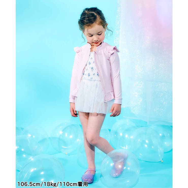 さくらんぼ・花柄チュールワンピース水着_UVカット | F.O.Online Store | 詳細画像6 