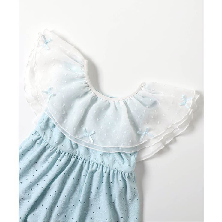 【UVカット】レース・花柄シアーフリルワンピース水着 UVカット | F.O.Online Store | 詳細画像10 
