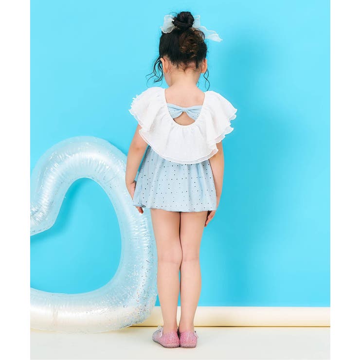 【UVカット】レース・花柄シアーフリルワンピース水着 UVカット | F.O.Online Store | 詳細画像19 