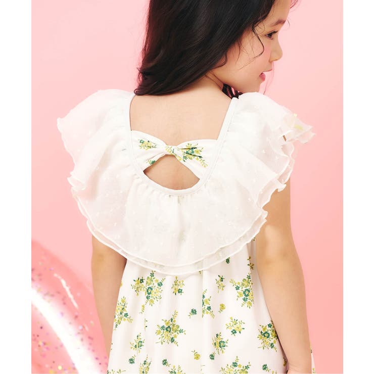 【UVカット】レース・花柄シアーフリルワンピース水着 UVカット | F.O.Online Store | 詳細画像6 