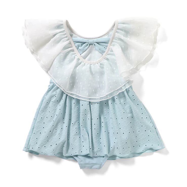 【UVカット】レース・花柄シアーフリルワンピース水着 UVカット | F.O.Online Store | 詳細画像9 