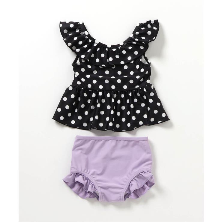 【WEB限定/UVカット】フリルペプラムセパレート水着 UVカット | F.O.Online Store | 詳細画像2 