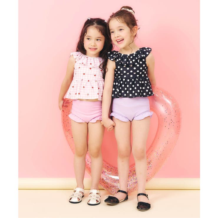【WEB限定/UVカット】フリルペプラムセパレート水着 UVカット | F.O.Online Store | 詳細画像25 