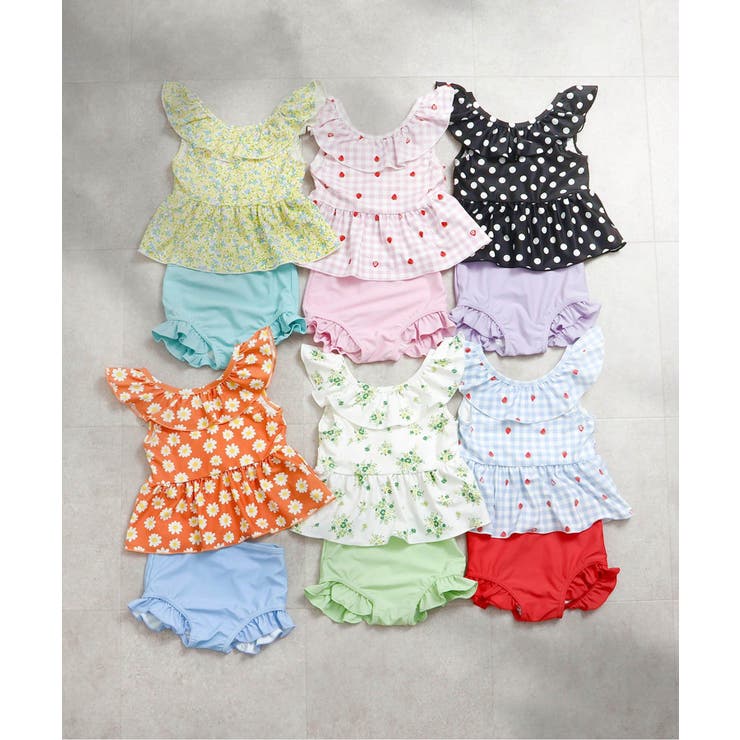 【WEB限定/UVカット】フリルペプラムセパレート水着 UVカット | F.O.Online Store | 詳細画像39 