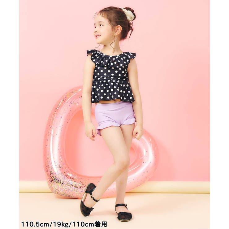【WEB限定/UVカット】フリルペプラムセパレート水着 UVカット | F.O.Online Store | 詳細画像4 
