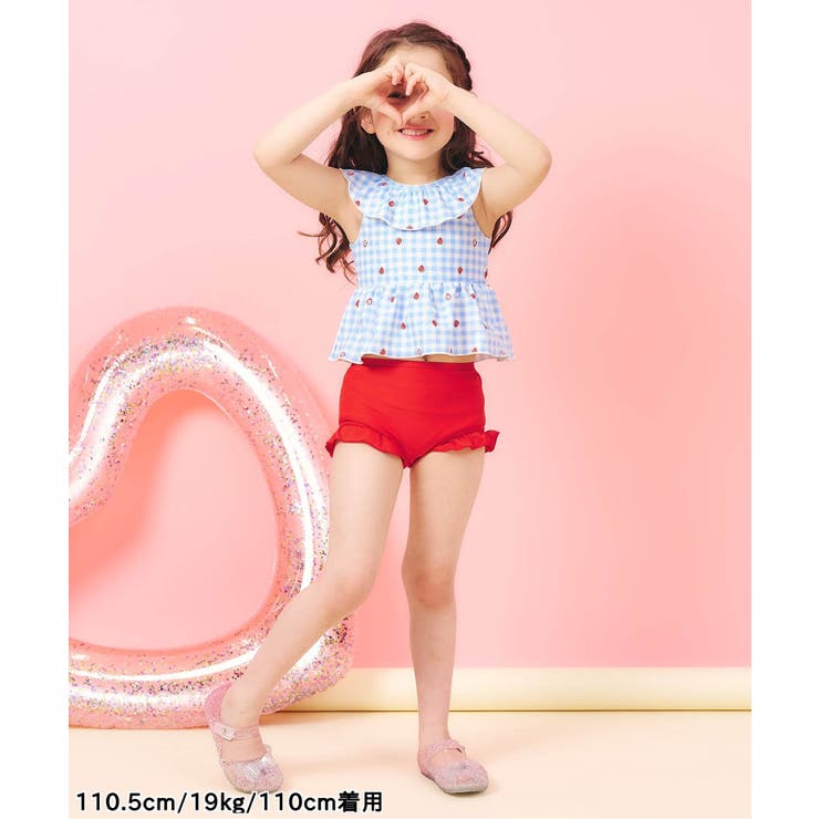 【WEB限定/UVカット】フリルペプラムセパレート水着 UVカット | F.O.Online Store | 詳細画像8 