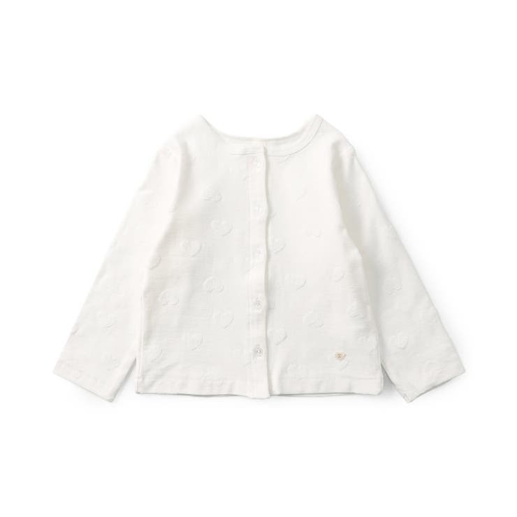 アイボリー | ひんやりハートパイルカーディガン | F.O.Online Store