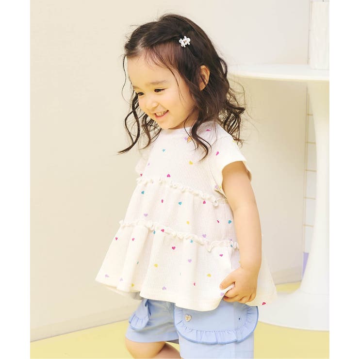 アイボリー | さらさらワッフルフレアチュニック UVカット | F.O.Online Store