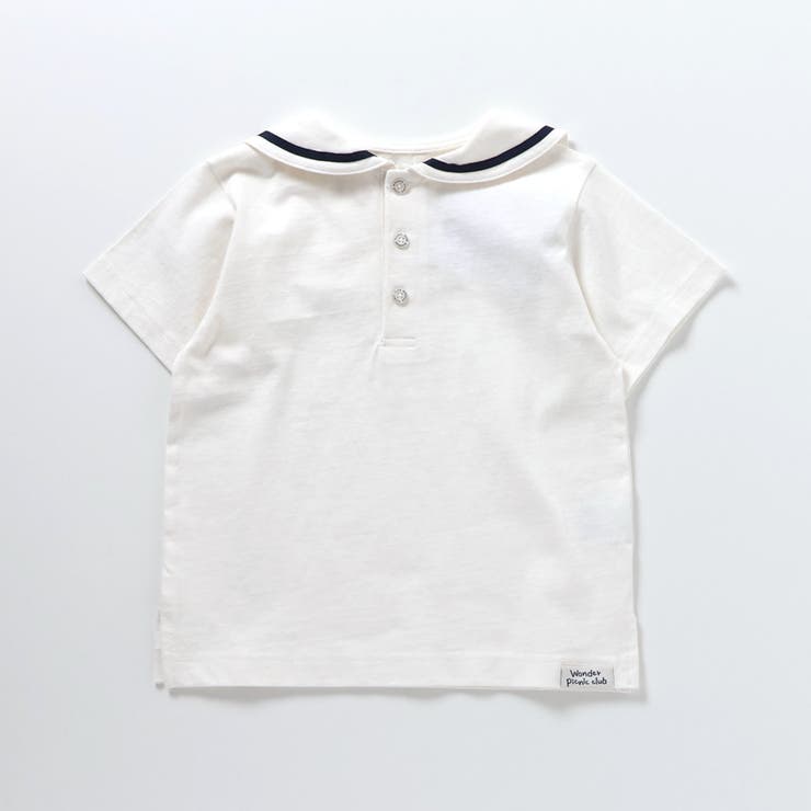 接触冷感セーラーカラーTシャツ / any FAM KIDS | ファッション