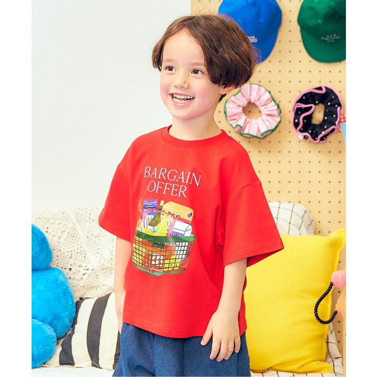 レッド | 5柄アソートTシャツ | F.O.Online Store