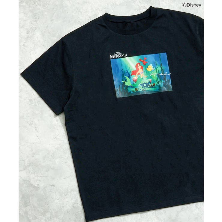 ブラック | 【リンク】【ディズニーキャラクター】プリンセス アナと雪の女王 半袖Tシャツ(大… | F.O.Online Store