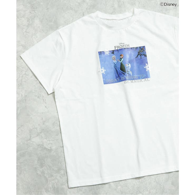 アイボリー | 【リンク】【ディズニーキャラクター】プリンセス アナと雪の女王 半袖Tシャツ(大… | F.O.Online Store