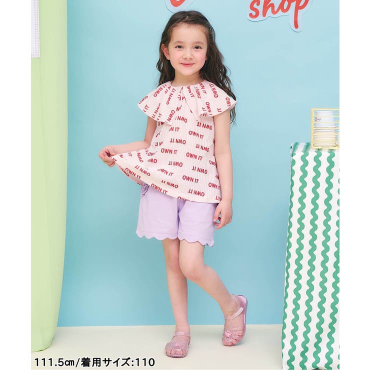 総柄カットサッカー襟付きトップス  吸水速乾 | F.O.Online Store | 詳細画像8 