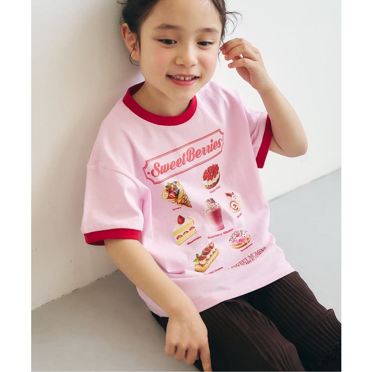 ピンク | 5柄アソート転写モチーフTシャツ 接触冷感 | F.O.Online Store