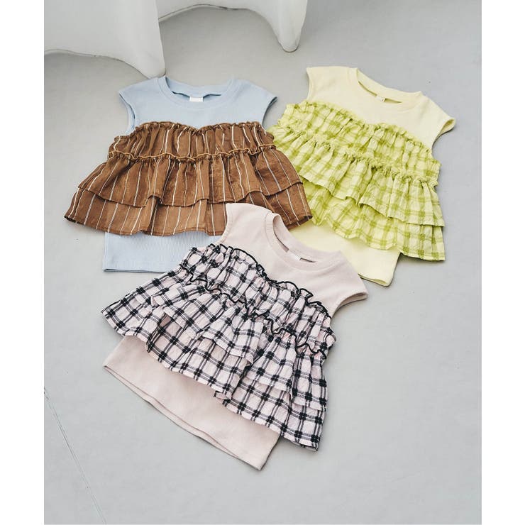 ノースリーブシアードッキングトップス | F.O.Online Store | 詳細画像13 