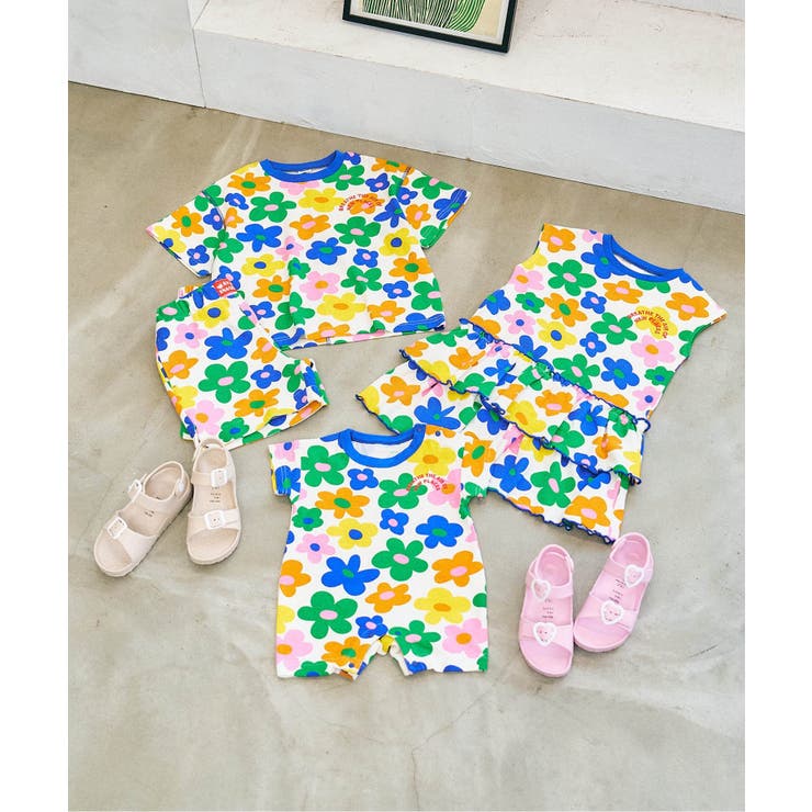 アソート総柄配色ステッチTシャツ | F.O.Online Store | 詳細画像33 
