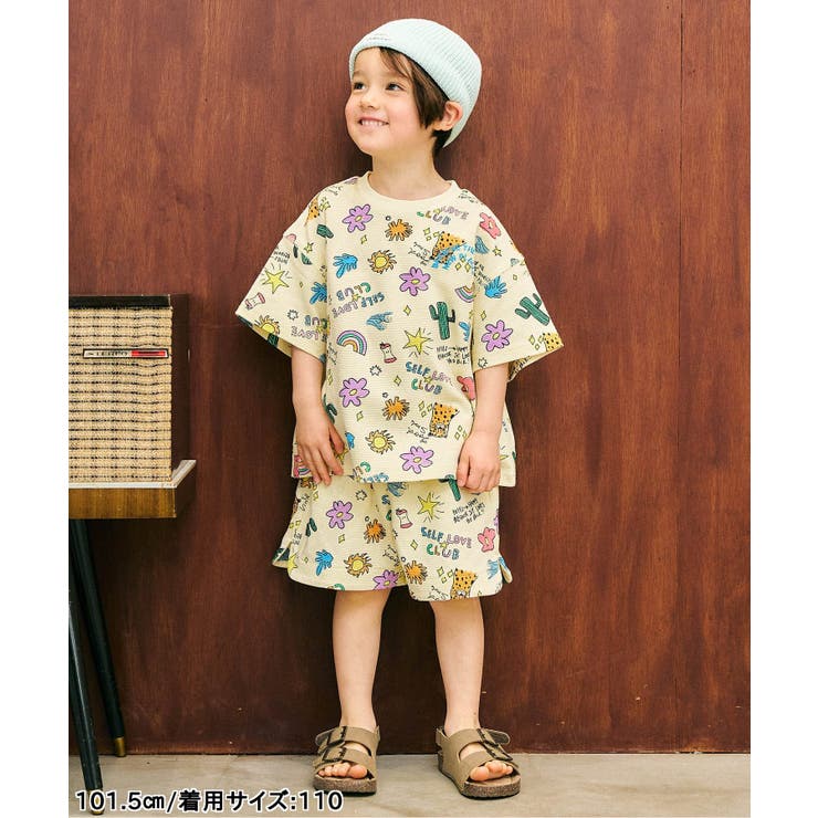 アソート総柄配色ステッチTシャツ | F.O.Online Store | 詳細画像4 
